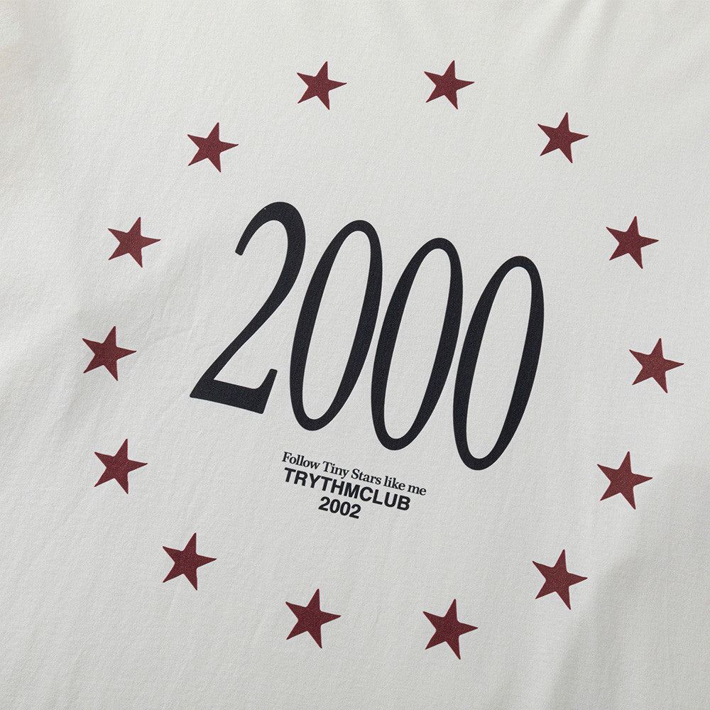 2000 Star Circle Graphic Long-Sleeve T-Shirt – Relaxed Fit