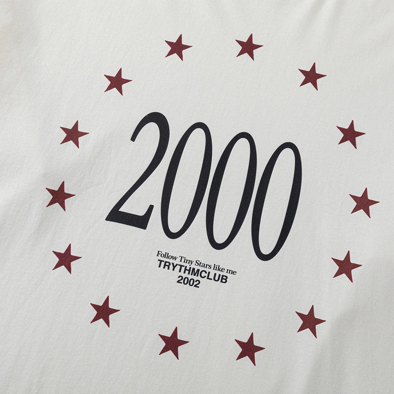 2000 Star Circle Graphic Long-Sleeve T-Shirt – Relaxed Fit