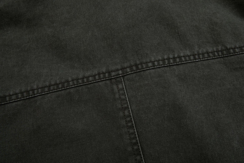 Men's Vintage Washed Moto Zip Jacket – Deconstructed Seam Detroit Style