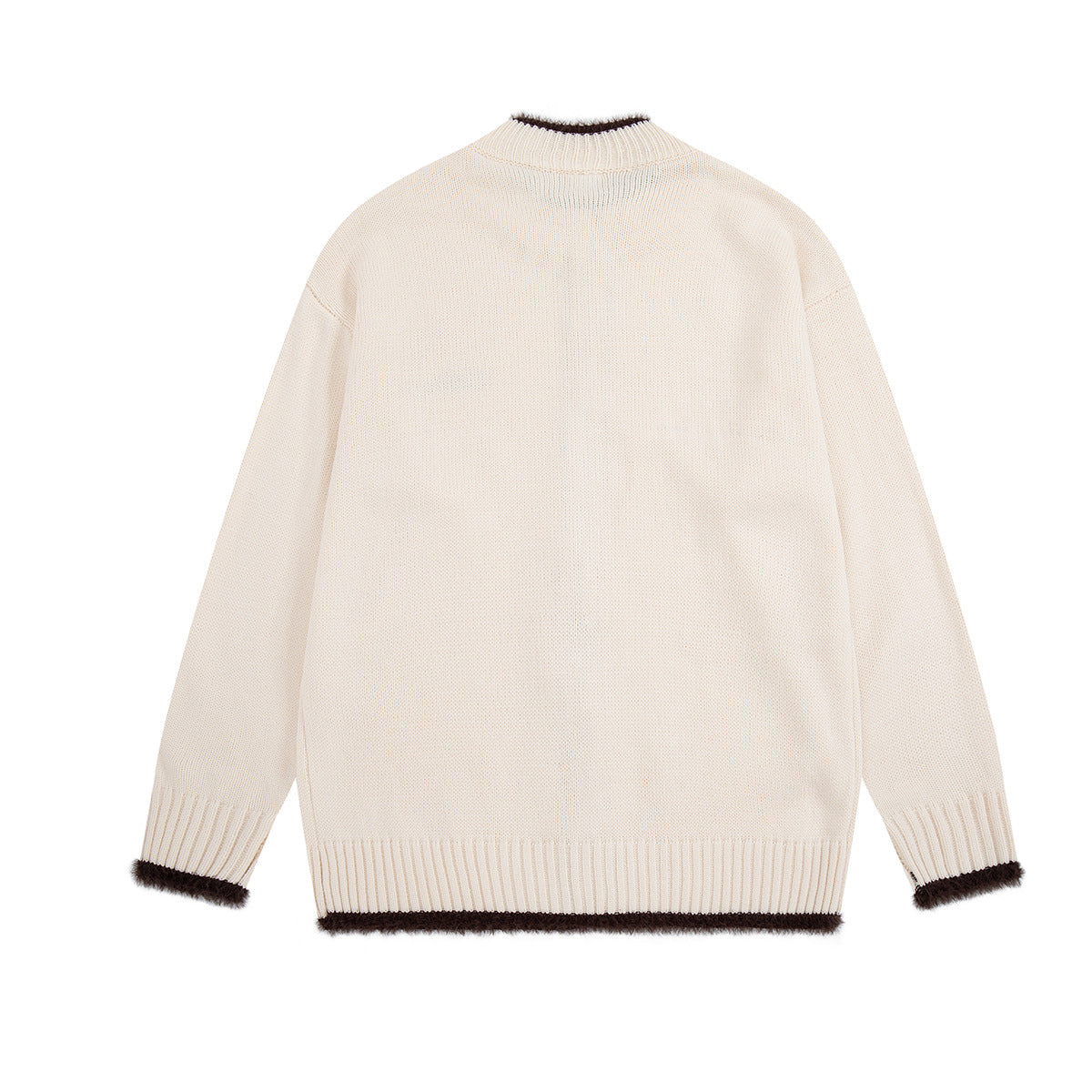 Gilet en maille zippé avec ornements cœur et étoile
