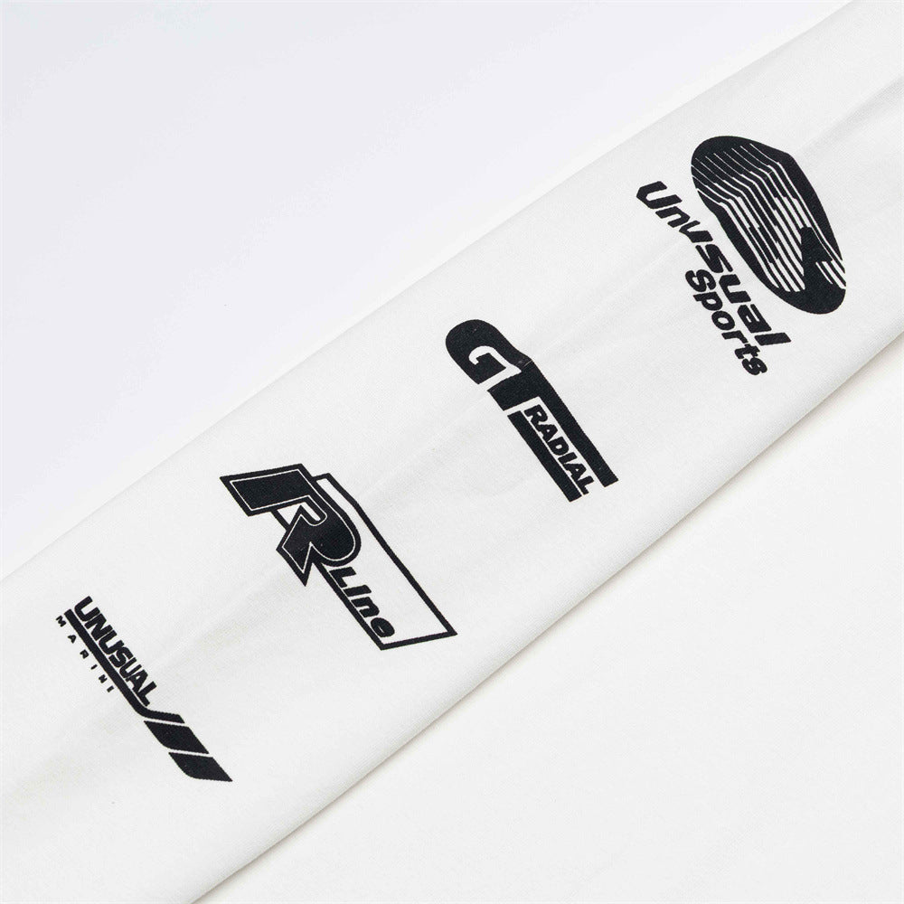 Over Speed Club Long Sleeve Graphic Tee – Mock Neck Racing Print Shirt
