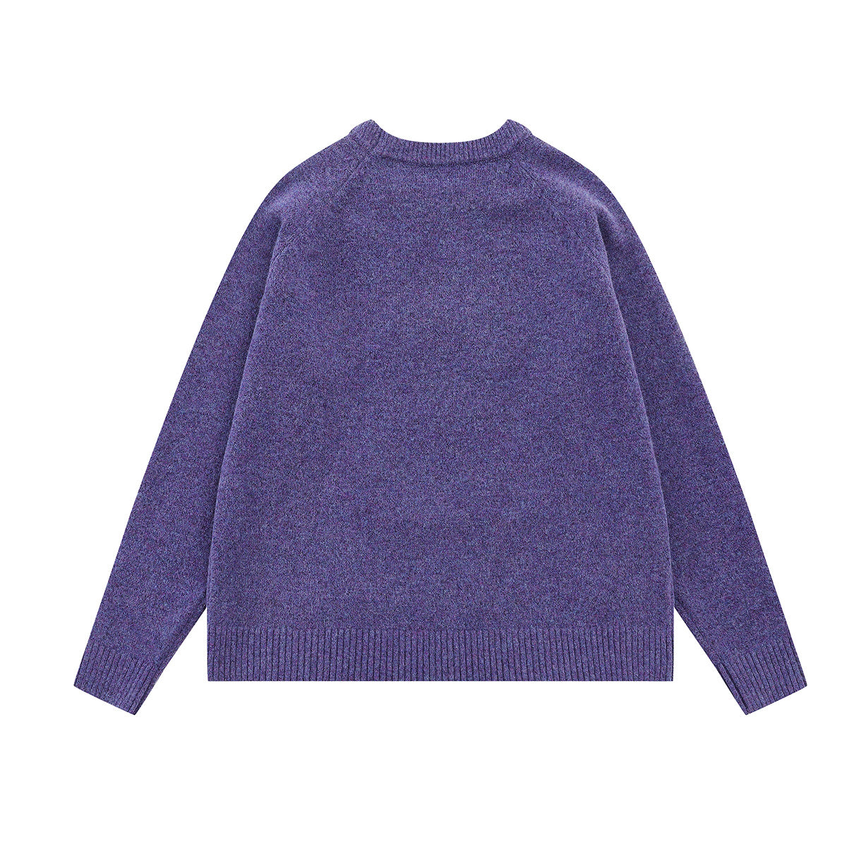 Christmas Lamb Jacquard Knit Sweater – Crew Neck Vintage Novelty Pullover