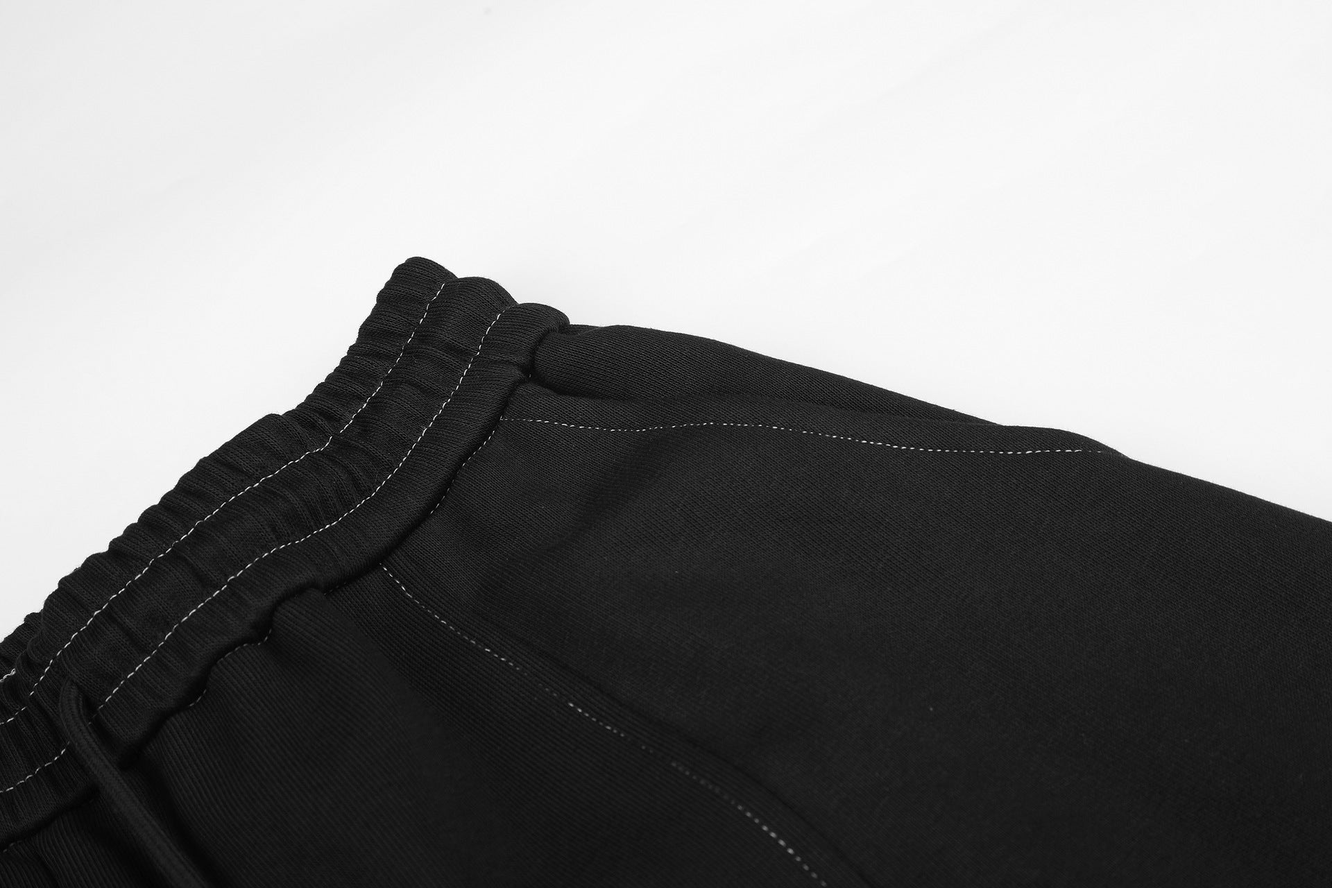 Pantalon cargo de survêtement baggy brodé d’étoiles – Pantalon à jambes larges et cordon