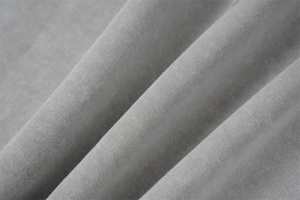T-shirt manches longues à effet superposé, délavé à l’acide et déconstruit – Color block