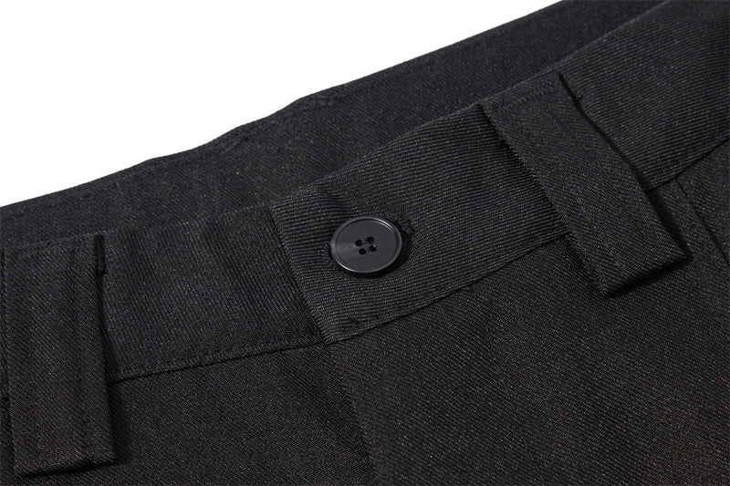 Herrenhose mit weitem Bein und Bundfalten – Loose Fit, unifarben