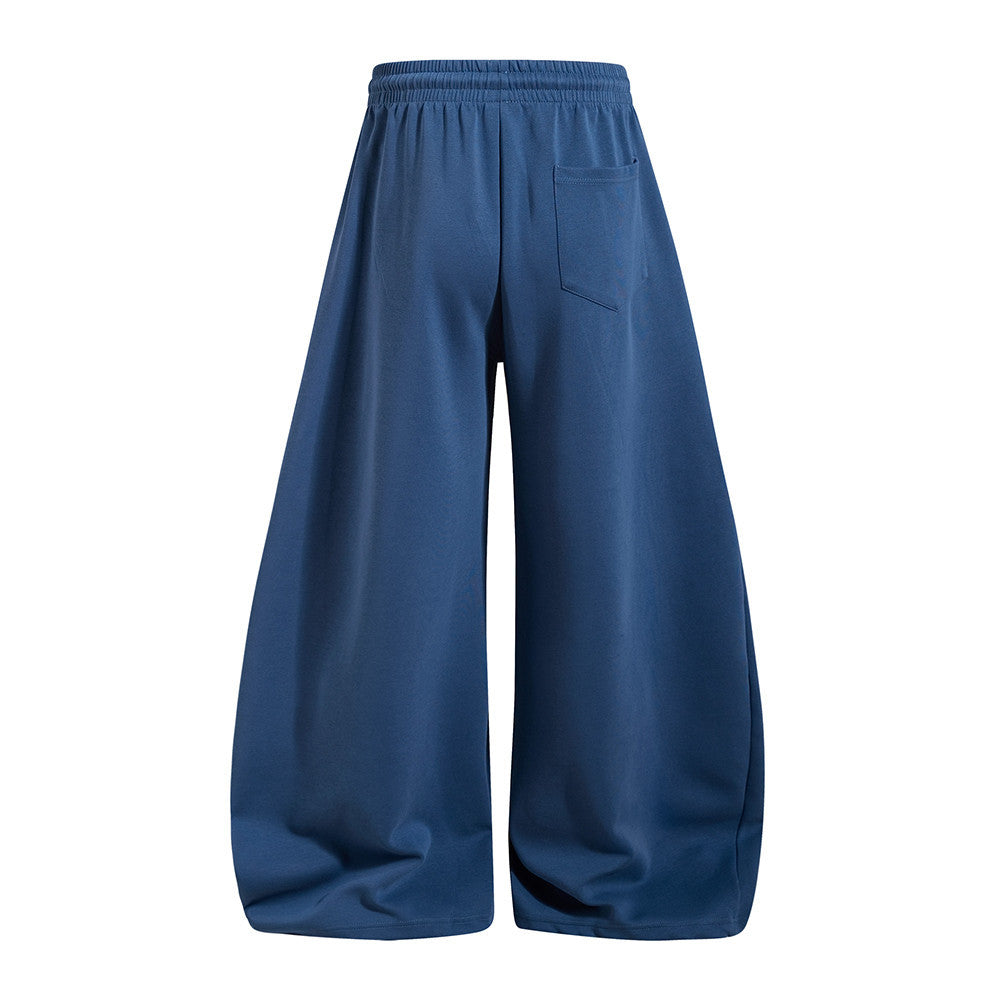 Wide-Leg Sweatpants with Colorful Graffiti Print and Star Logo