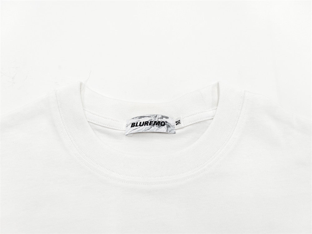 3D Strawberry Print Oversized Drop-Shoulder T-Shirt