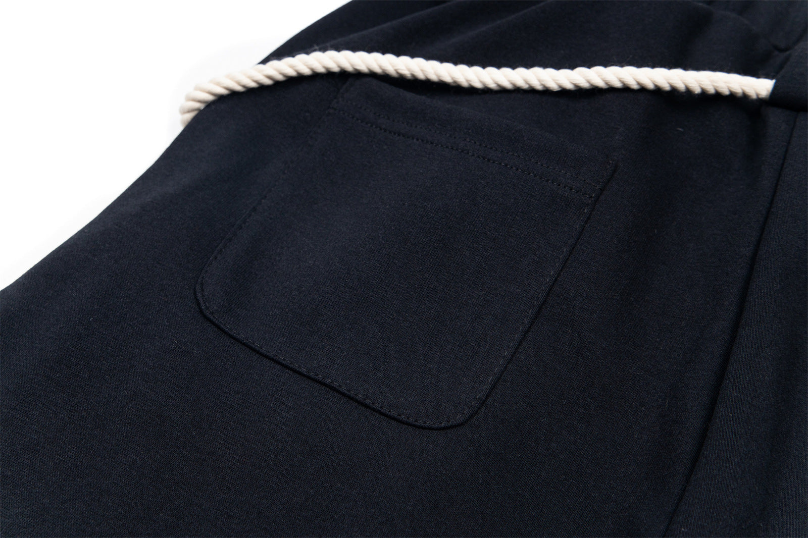 Wide-Leg Sweatpants with Rope Drawstring – Oversized Retro Streetwear Trousers