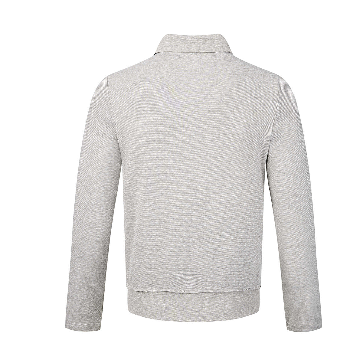 Polo manches longues avec écusson croix clouté – Haut streetwear vintage à ourlet brut