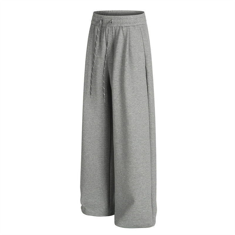 Pantalon de survêtement homme à jambes larges – Coupe ample, taille élastique, coloris uni