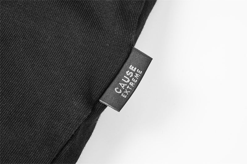 Chemise Henley manches longues patchwork à carreaux pour homme – Délavée et usée, façon