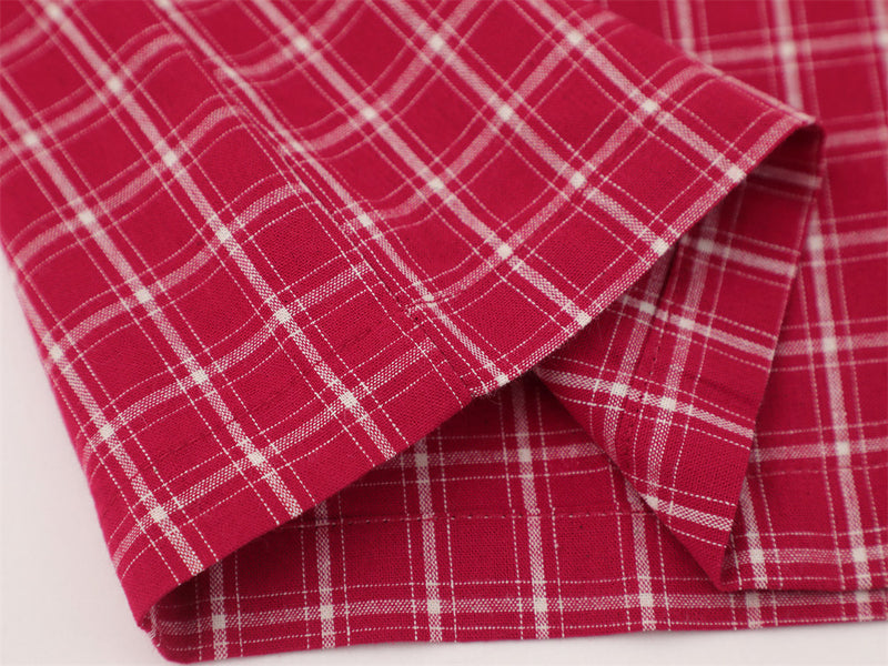 Paint Splatter Plaid Short Sleeve Shirt – Relaxed Fit Street Style