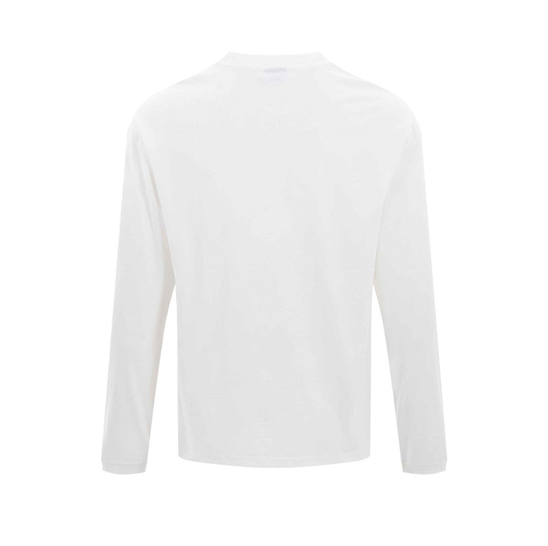Long Sleeve Cat Graphic Tee – Men's Oversized Streetwear Crew Neck Shirt