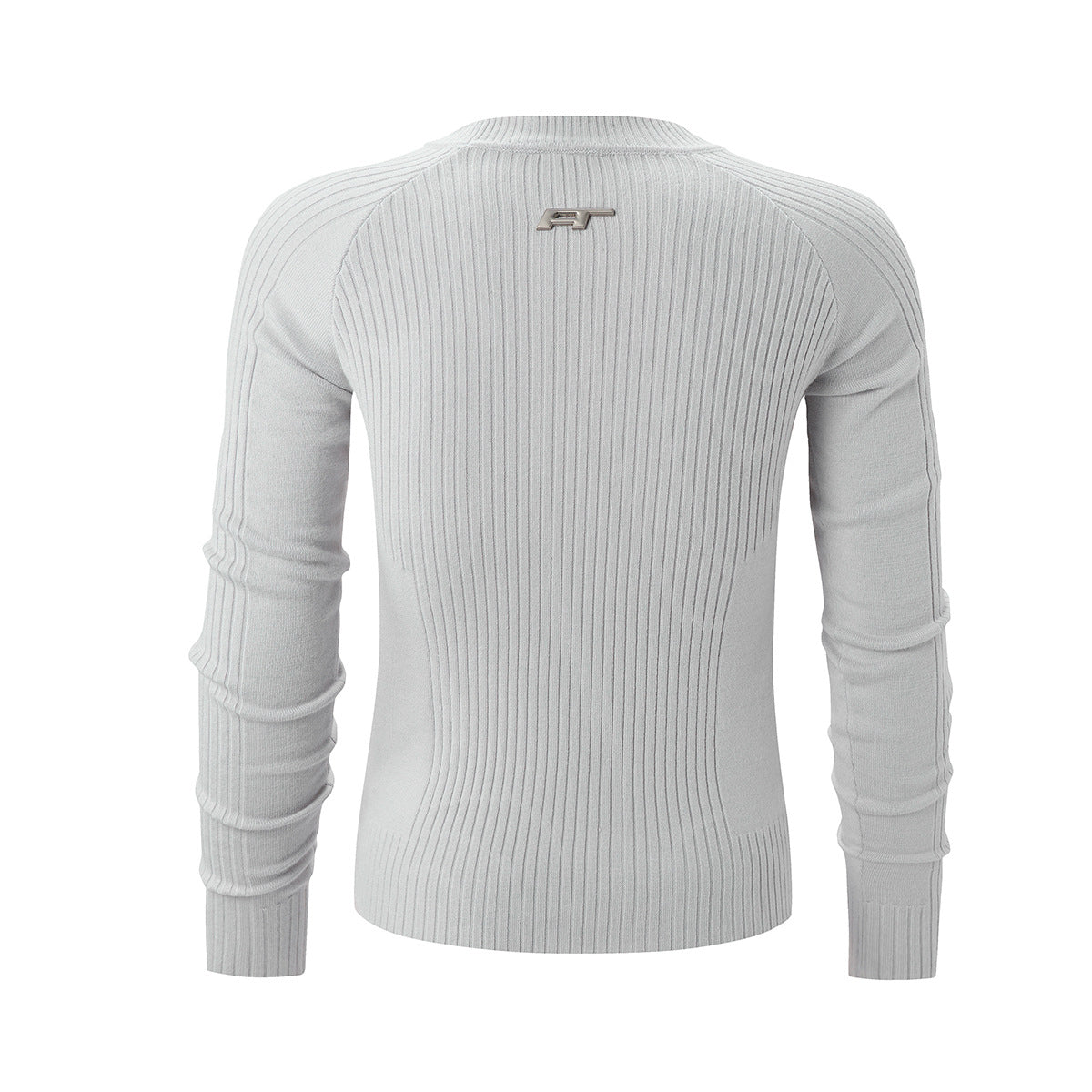 Men's Slim-Fit Ribbed Knit Crewneck Sweater