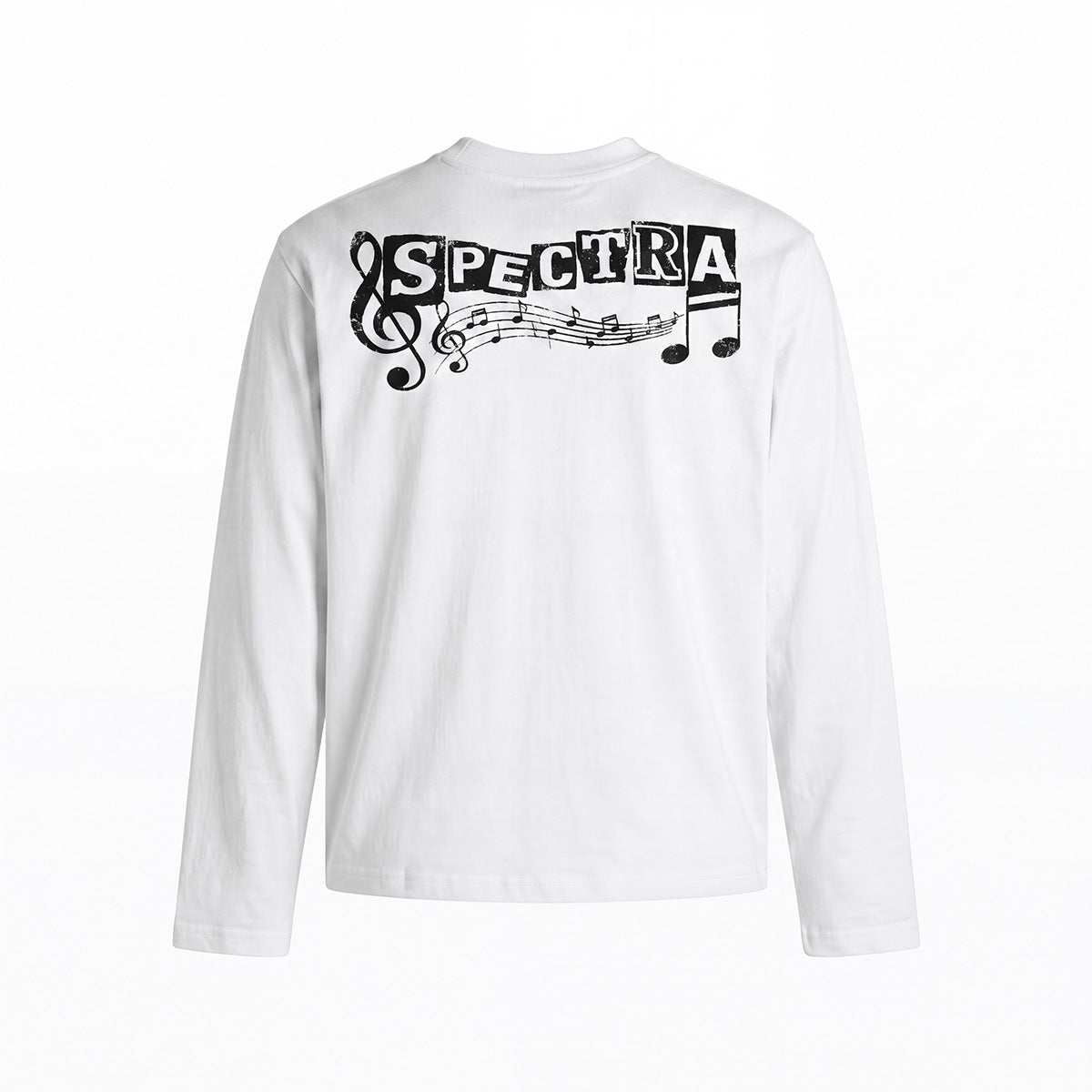 Langarmshirt mit Rockmusik-Print – Herren-Shirt mit Rundhalsausschnitt und Punkmotiv