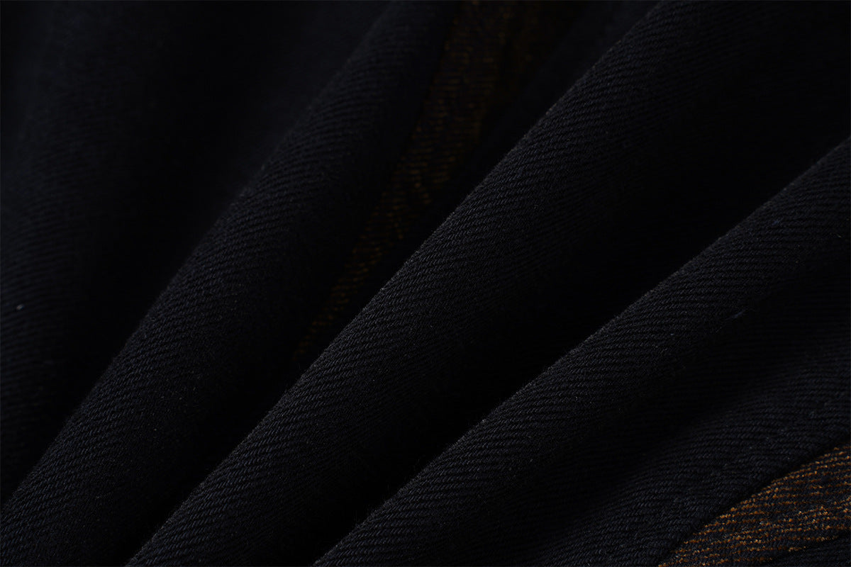 Veste Harrington en velours coupe boxy – Style workwear américain rétro