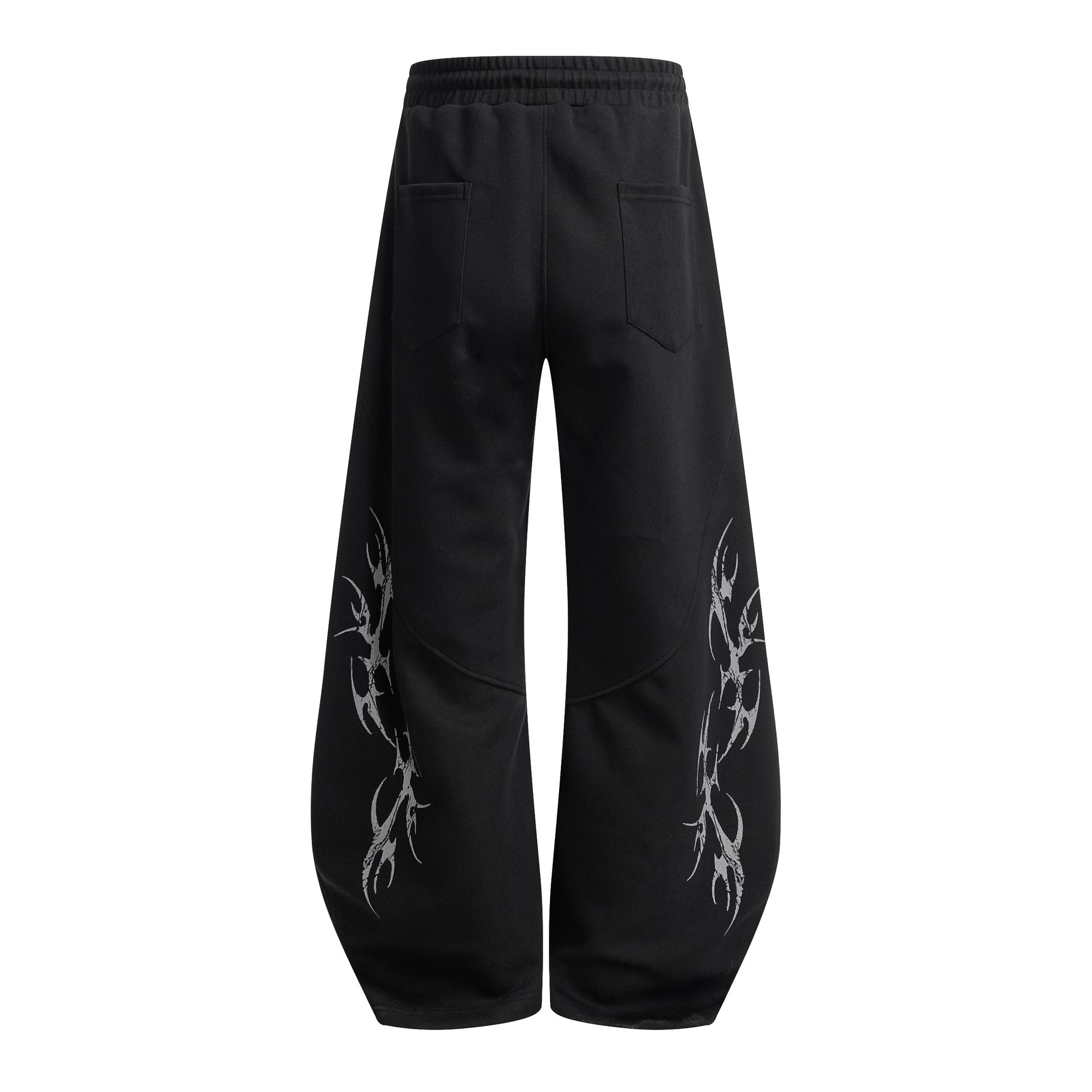 Sudadera extragrande con capucha y cremallera y estampado tribal — Conjunto urbano