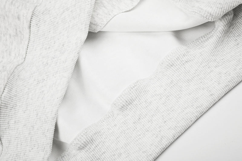 Zip-Hoodie im Vintage-Stil amerikanischer College-Mode mit bestickten Patches