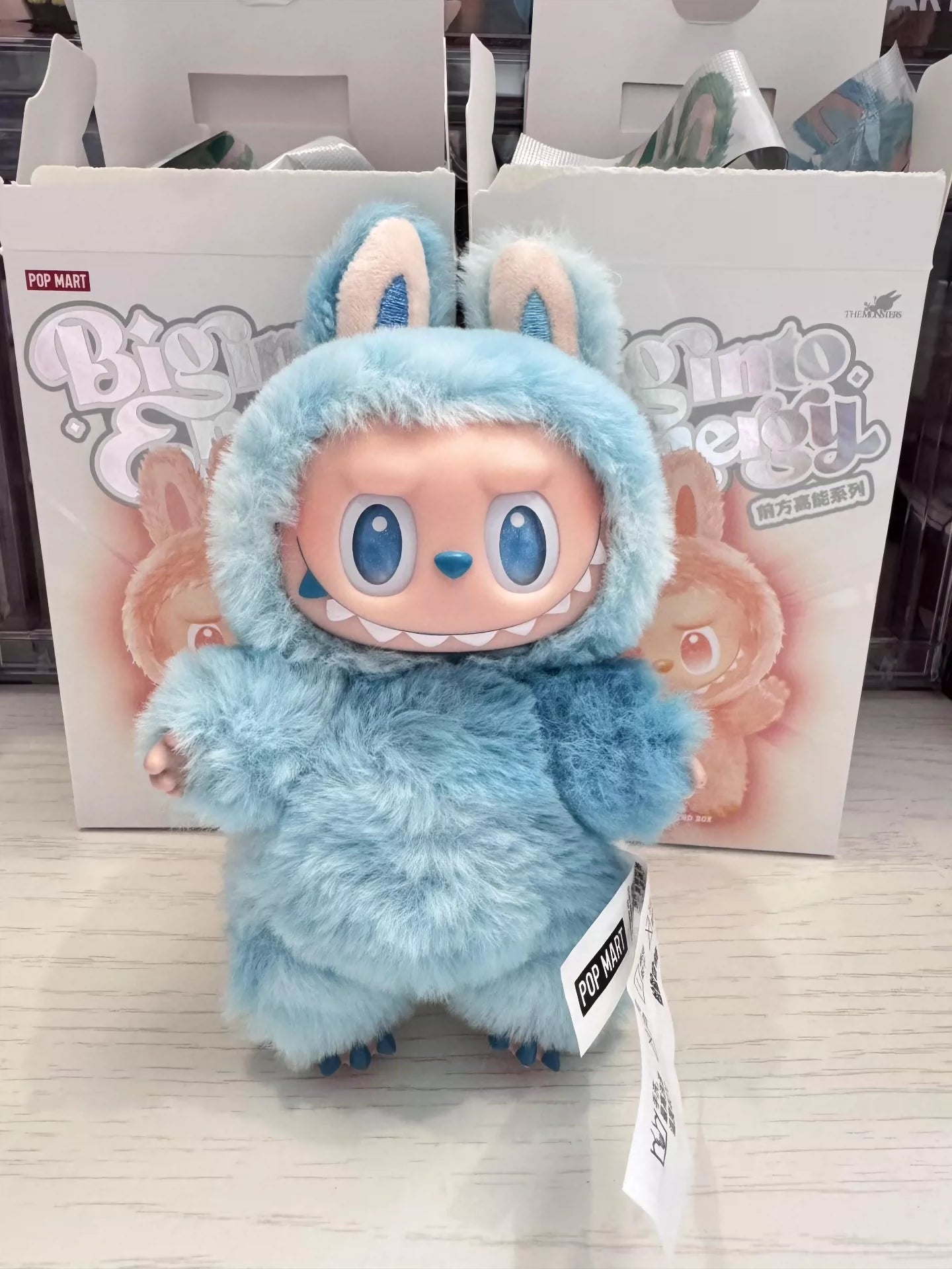 POP MART Labubu HOPE Plush Doll Keychain – The Monsters Energy Series Limited Edition