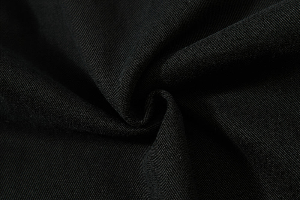 Wide-Leg Trousers with Double-Breasted Rope Detail