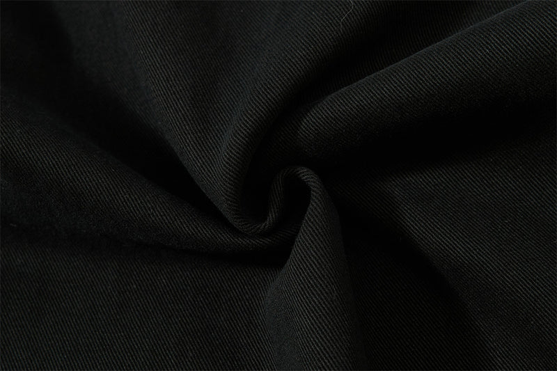 Wide-Leg Trousers with Double-Breasted Rope Detail