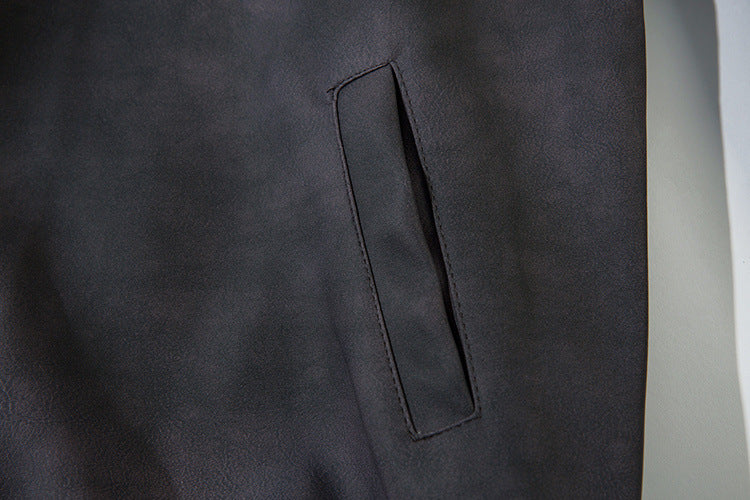 Sweat-shirt SMK à demi-zip – Col montant vintage effet délavé à l’acide