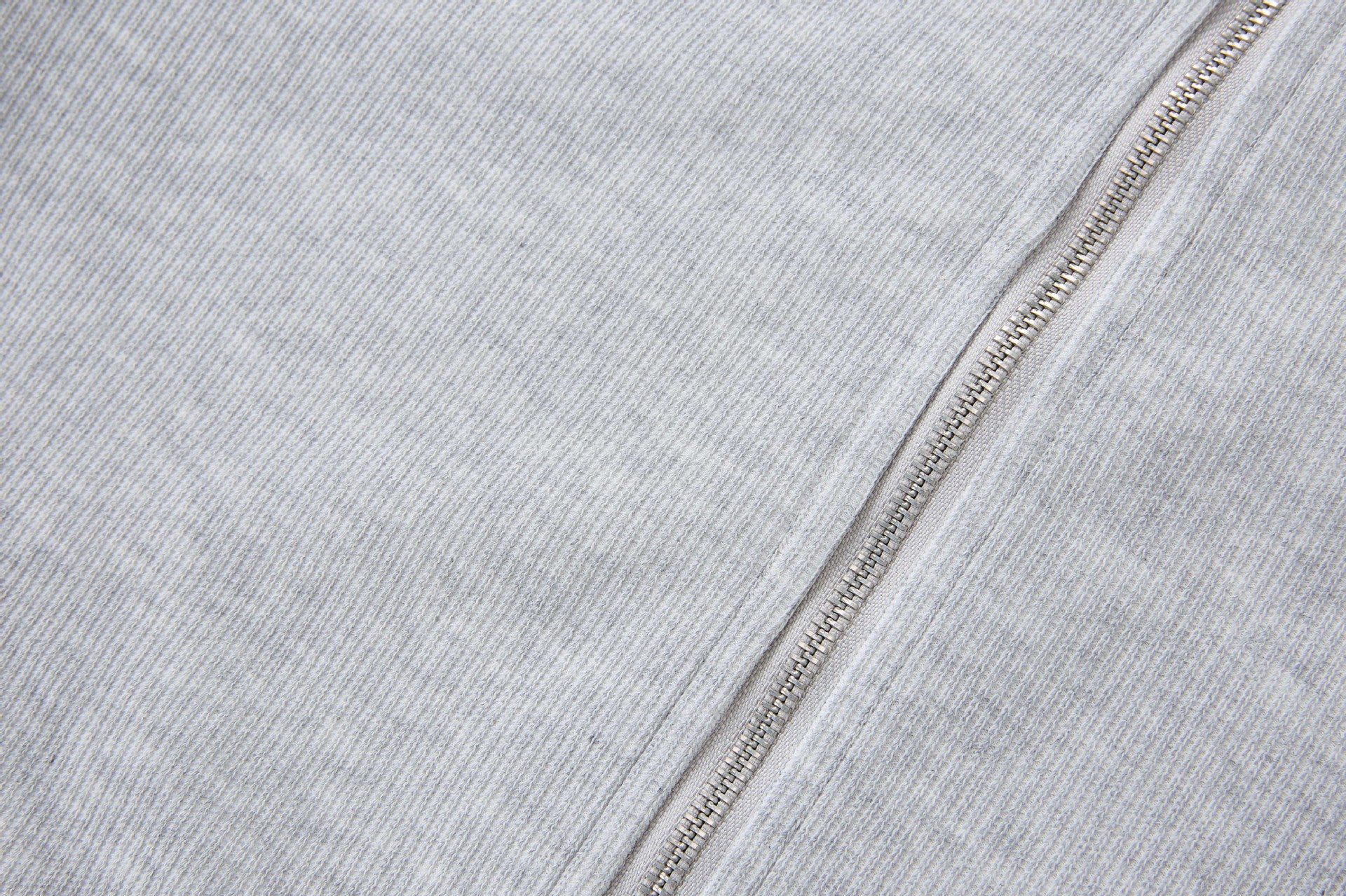 Veste homme côtelée zippée à col montant – Style sportswear vintage délavé