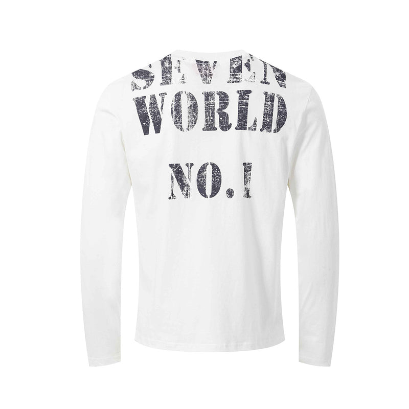 Langarmshirt mit Grafikprint, Street-Rock-Porträt und Rundhalsausschnitt