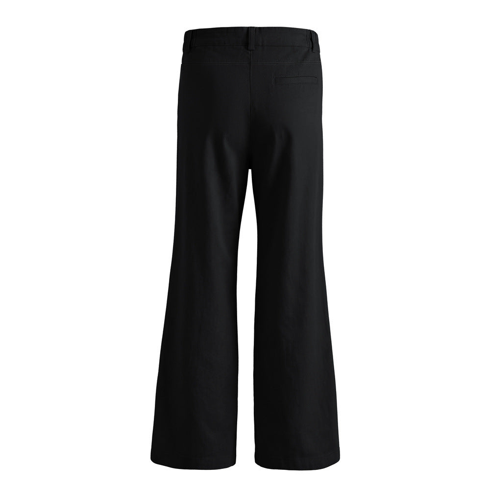 Men's Flare Wide-Leg Trousers – Bell Bottom Casual Pants