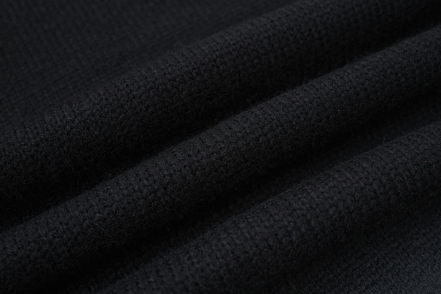 Pull col rond en maille – Graffiti usé, dégradé délavé à l’acide