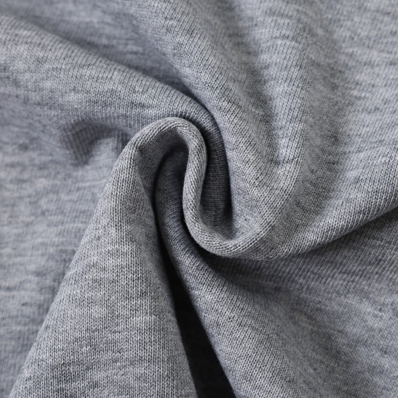 Layered-Look Graphic Long Sleeve Tee with Striped Contrast Sleeves