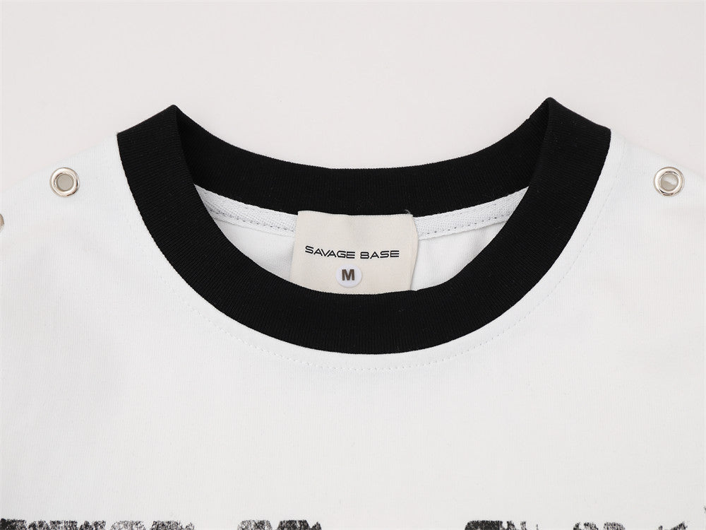 Men's Long Sleeve Colorblock Graphic Tee – Will Not Alter Skicen Club Print with