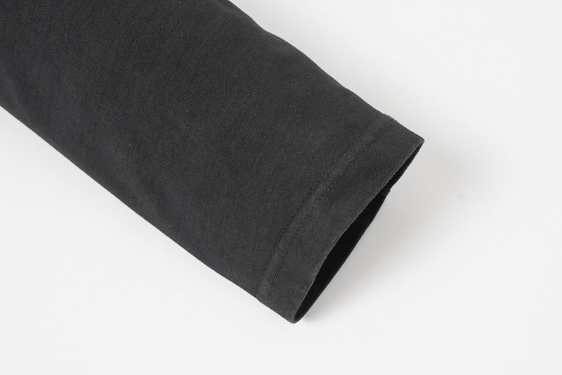 Langarm-Sweatshirt mit Farbverlauf, Washed-Finish und Tunnelzugsaum