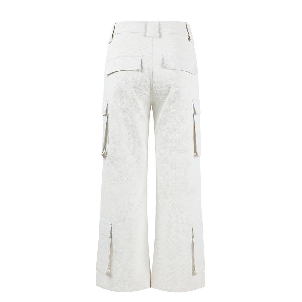 Baggy Multi-Pocket Cargo Pants – Wide Leg Streetwear Trousers