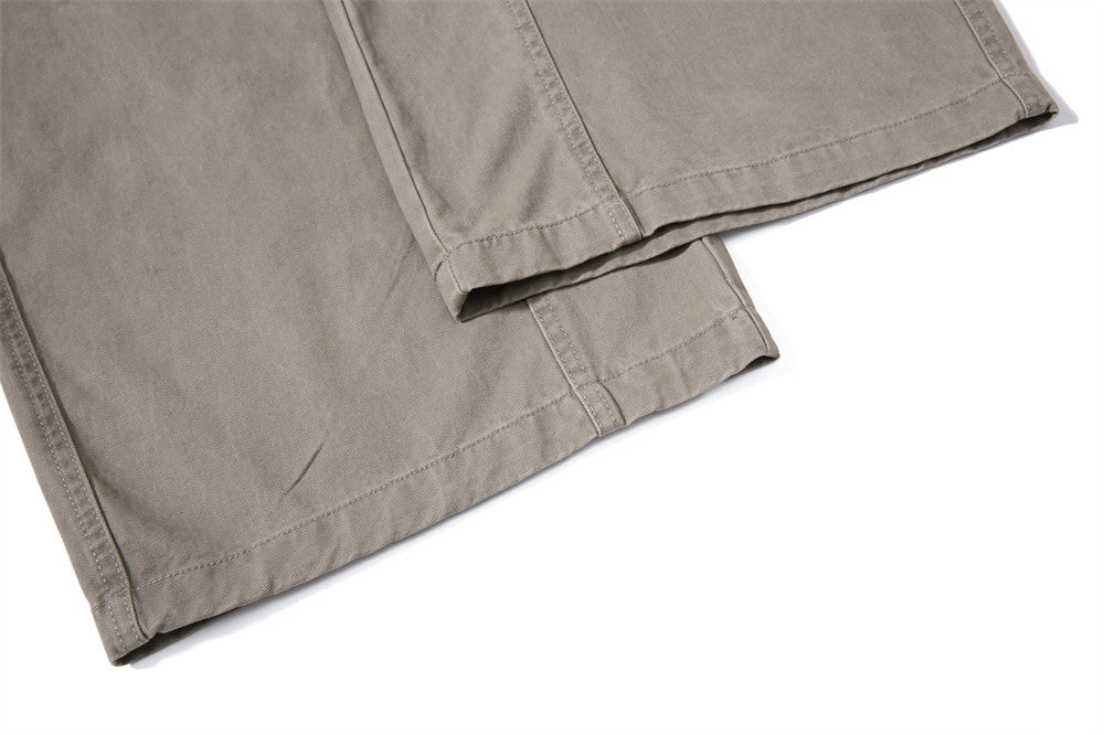 Wide-Leg Cargo Overalls – Baggy Multi-Pocket Bib Dungarees