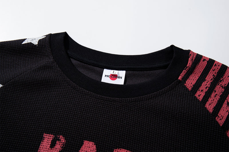 Bad Religion Longsleeve mit Grafik – Farbblock-Print mit Sternen und Streifen