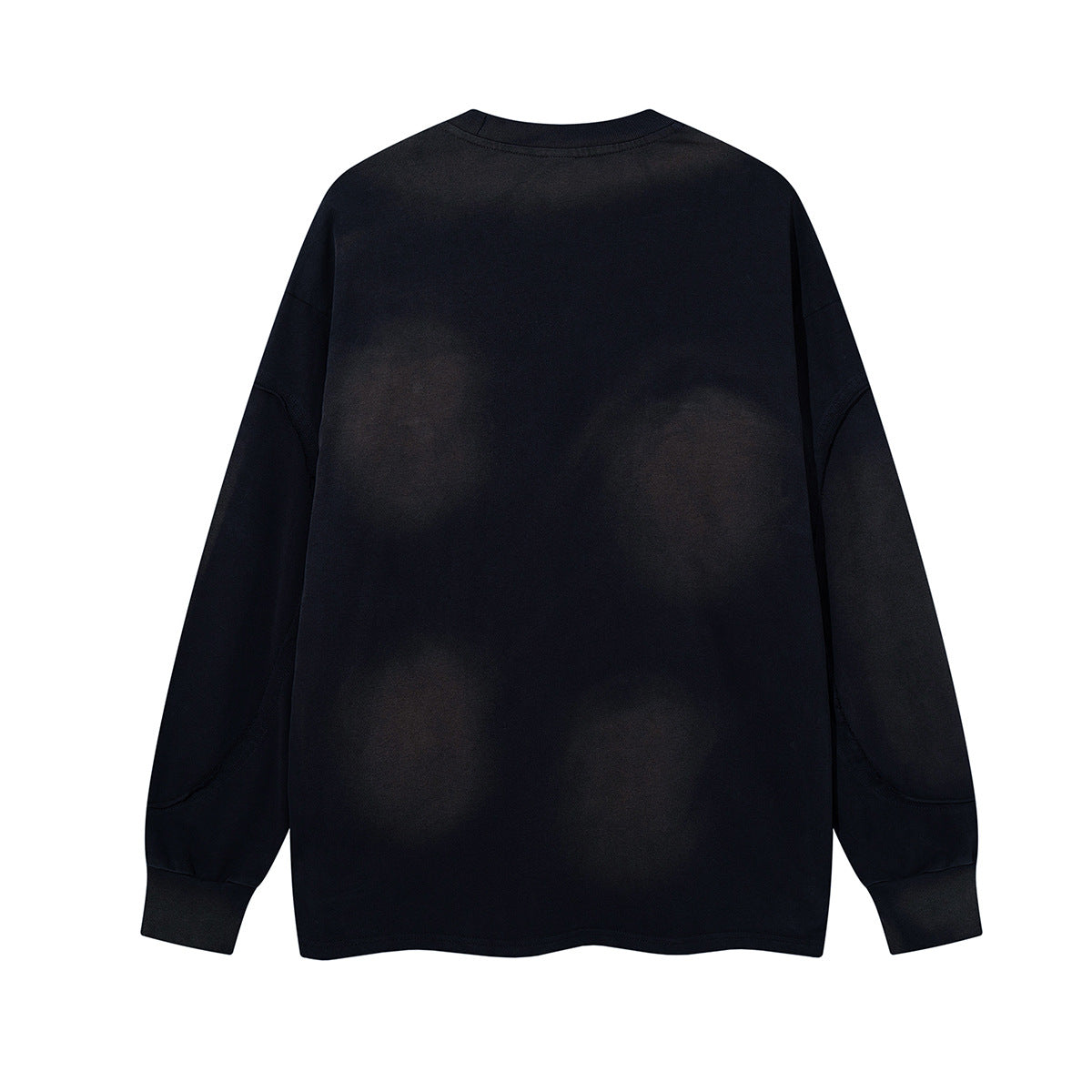 Sweat-shirt oversize à manches longues et poches cargo – Style américain vintage délavé