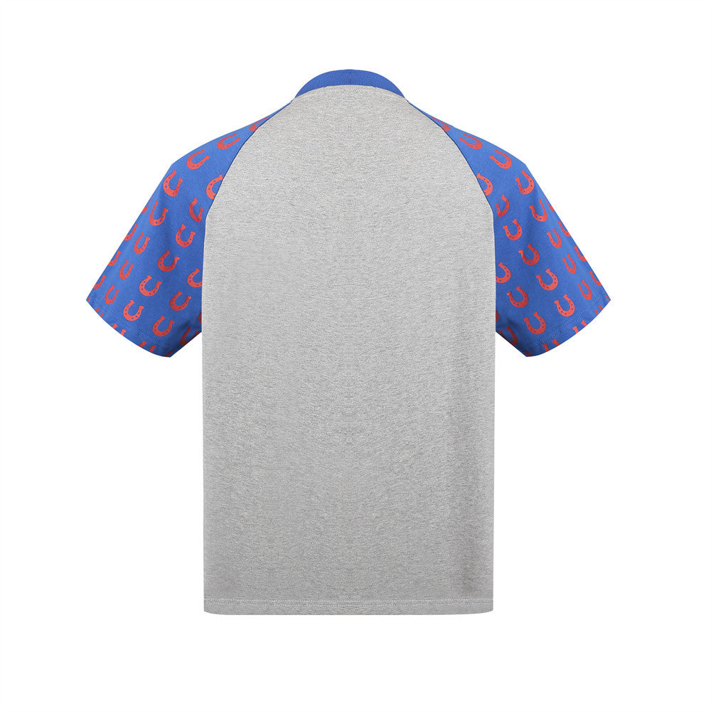 Wild Horse Graphic Colorblock Raglan T-Shirt