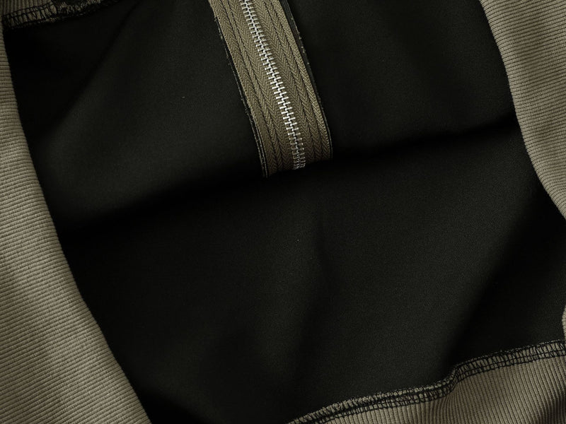 Zip-Hoodie mit Drachenemblem – Oversized Streetwear in Camo & Schwarz