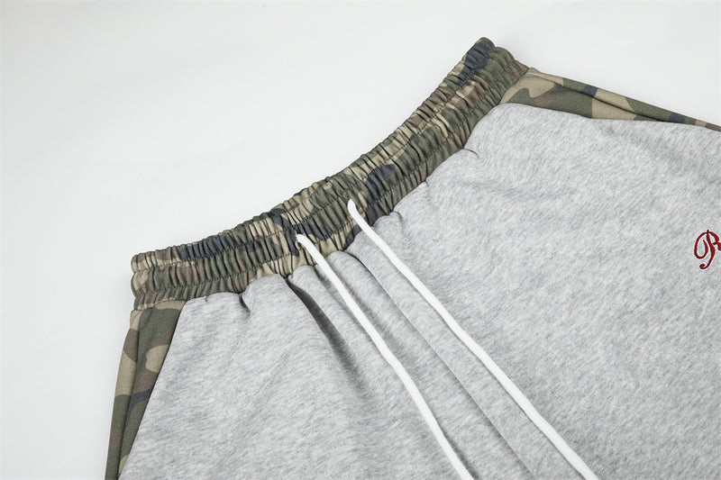 Pantalon de jogging camo à jambes larges – Jogger homme oversize streetwear hip-hop