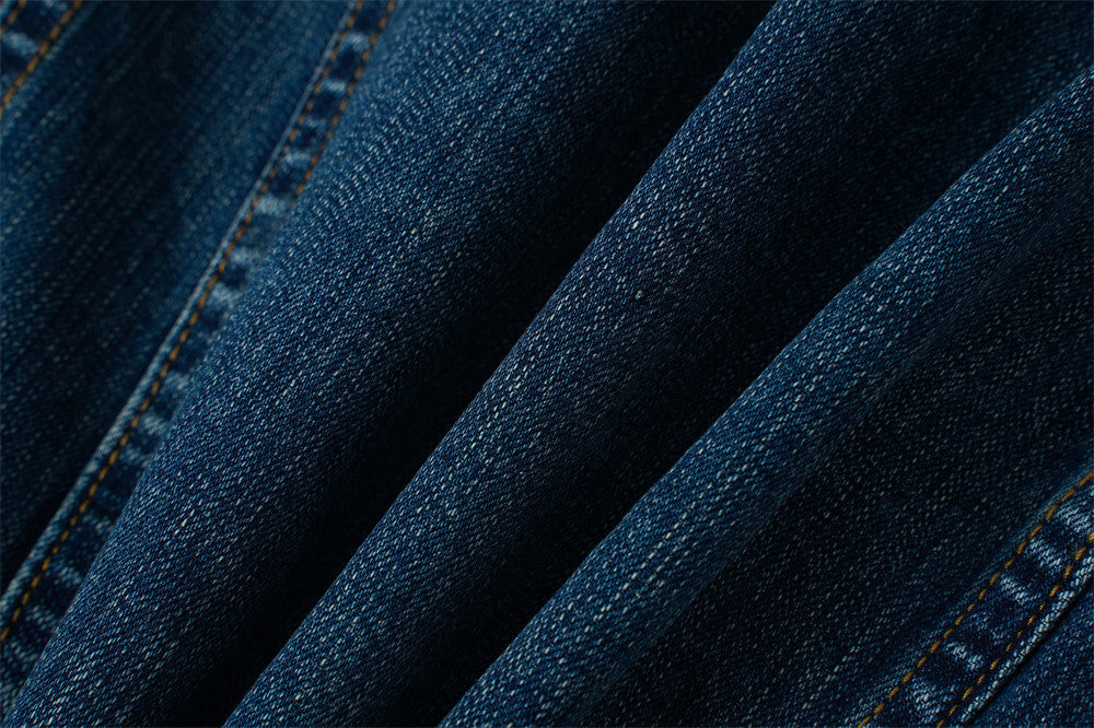 Veste en jean homme délavée et usée – Style street vintage punk