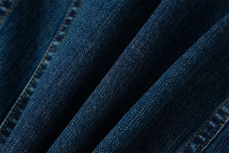 Veste en jean homme délavée et usée – Style street vintage punk