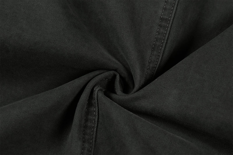 Veste Harrington boxy délavée – Col distressed vert militaire et coupe courte
