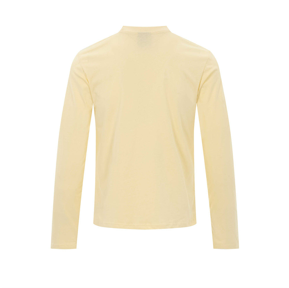Men's Long Sleeve Script Graphic T-Shirt – Relaxed Fit