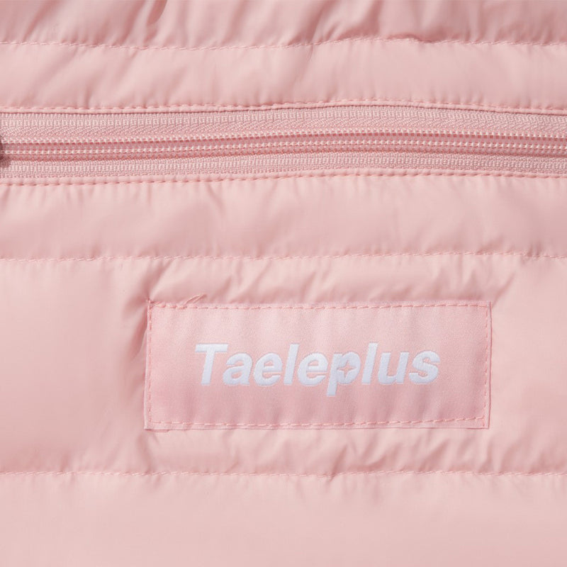 Half-Zip Puffer Hoodie Jacket – Oversized Quilted Pullover