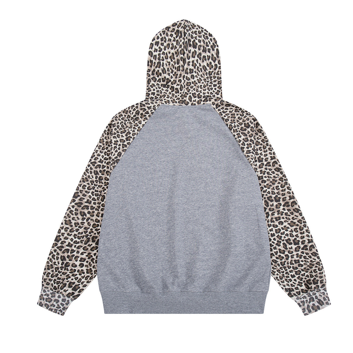 Raglan-Hoodie mit Leopardenprint, Dalmatiner-Grafik & rosa Herzen