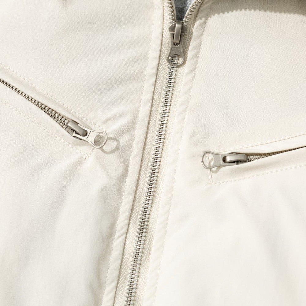 Men's Faux Fur Collar Bomber Jacket – Padded Winter Coat with Dual Zip Pockets