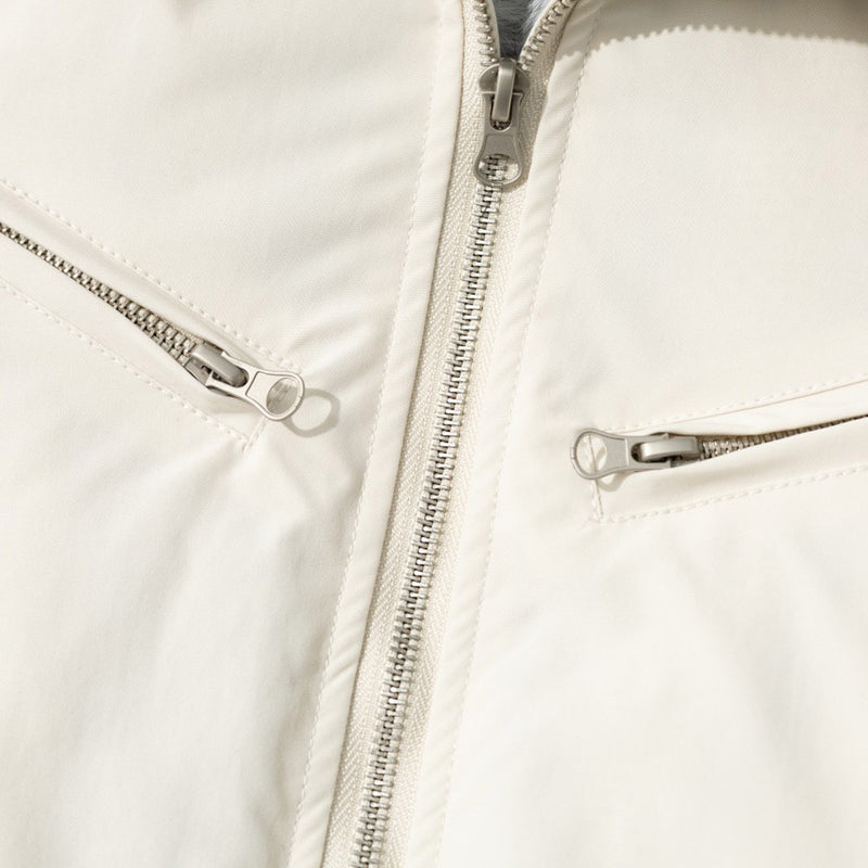 Men's Faux Fur Collar Bomber Jacket – Padded Winter Coat with Dual Zip Pockets