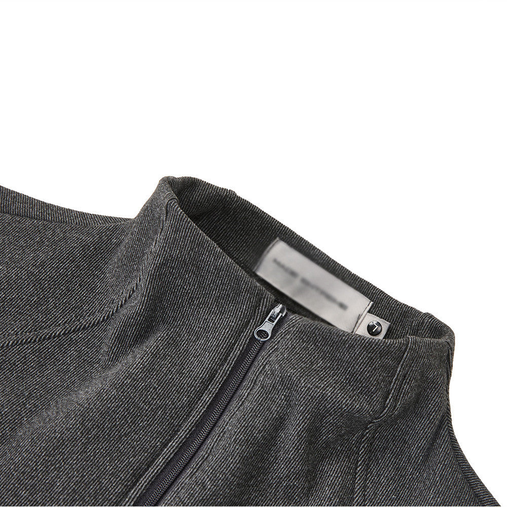 Men's Slim-Fit Full-Zip Mock Neck Knit Jacket – Long Sleeve Sport Cardigan