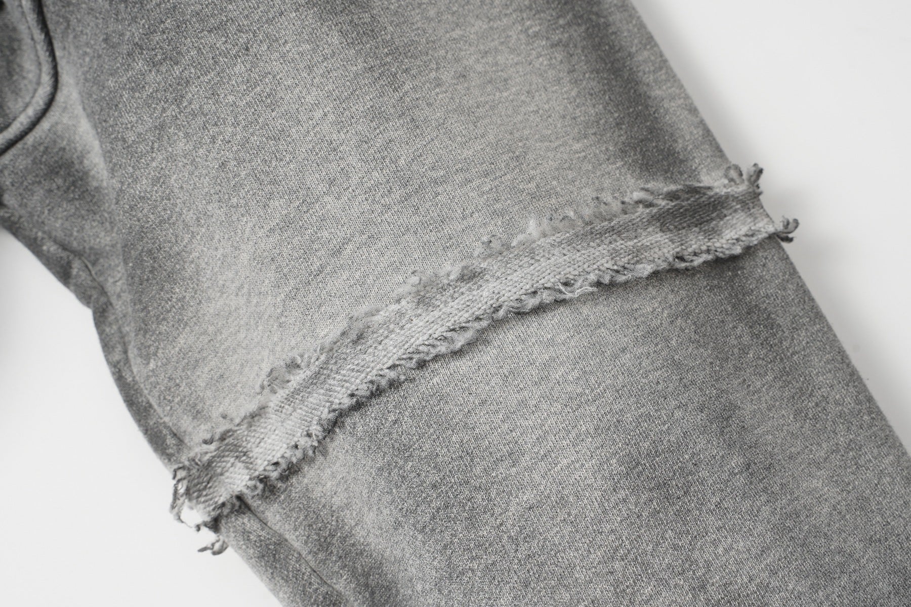Deconstructed Raw-Edge Oversized Hoodie – Acid Wash Vintage Streetwear